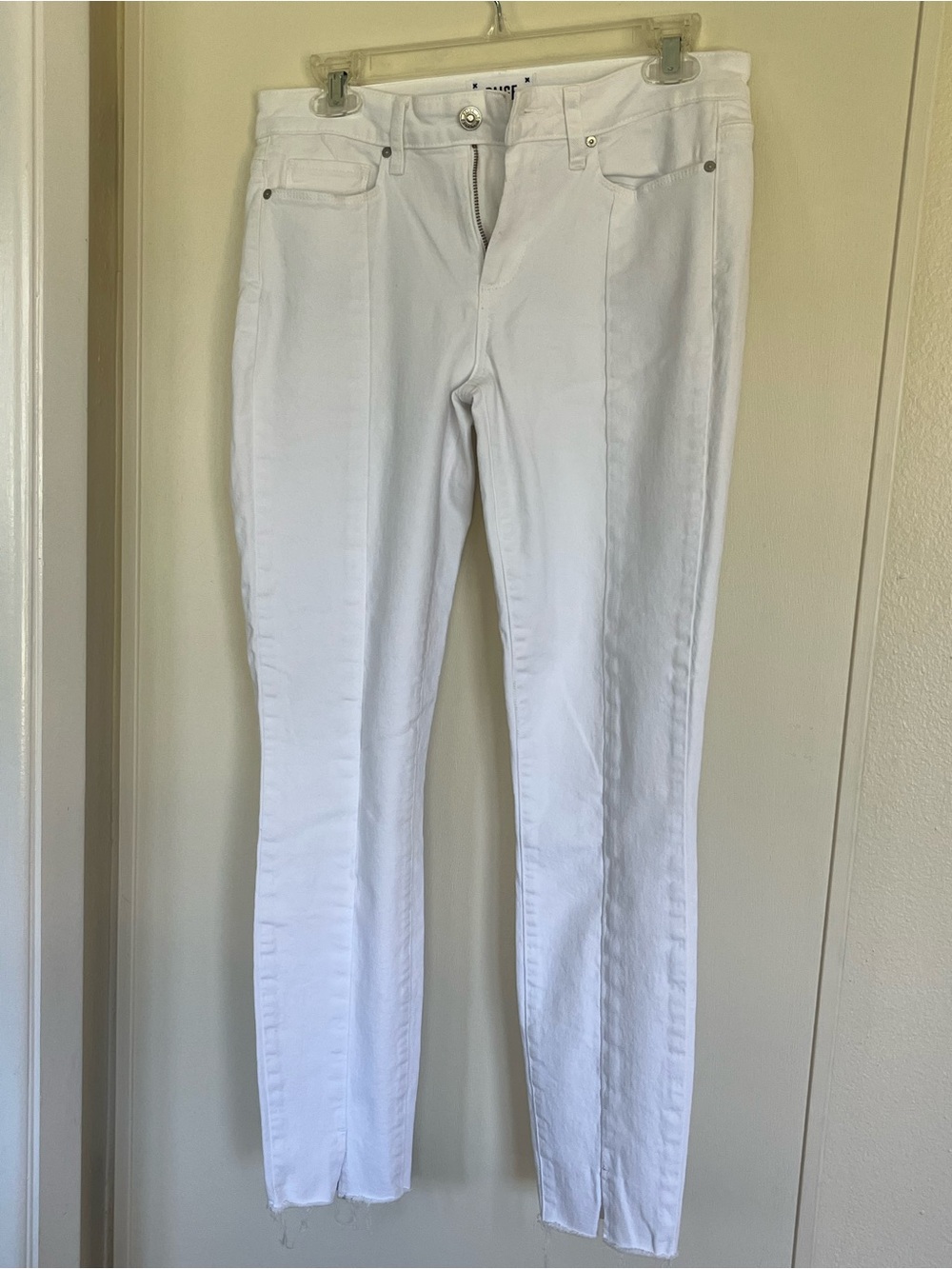 PAIGE White Skinny Stretch Jeans